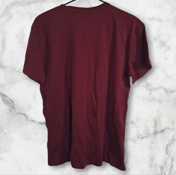 Athleta True Cotton Tee - Dark Red - Picture 4 of 4